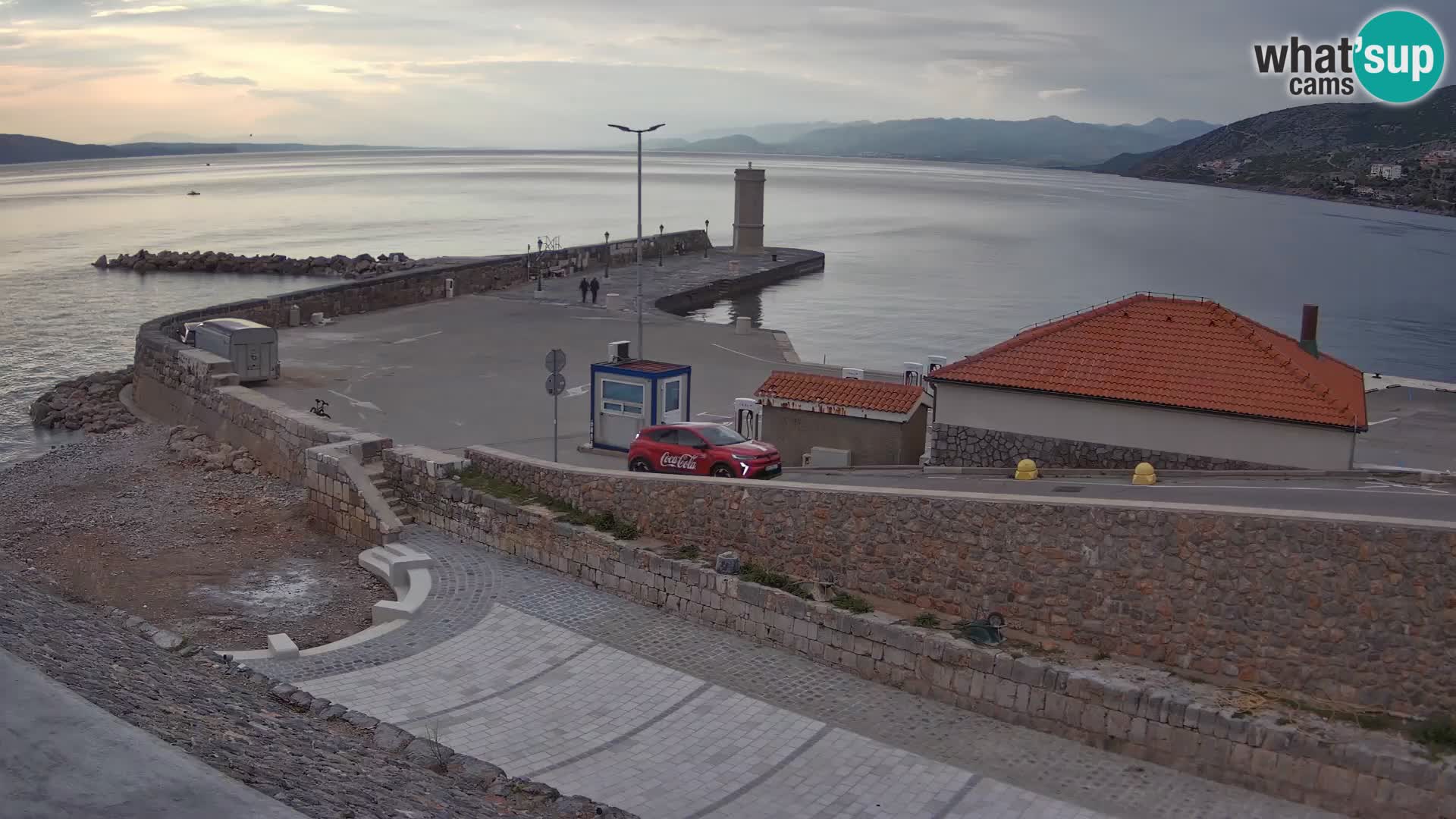 Senj Harbour Webcam – Breakwater & Lighthouse Live View