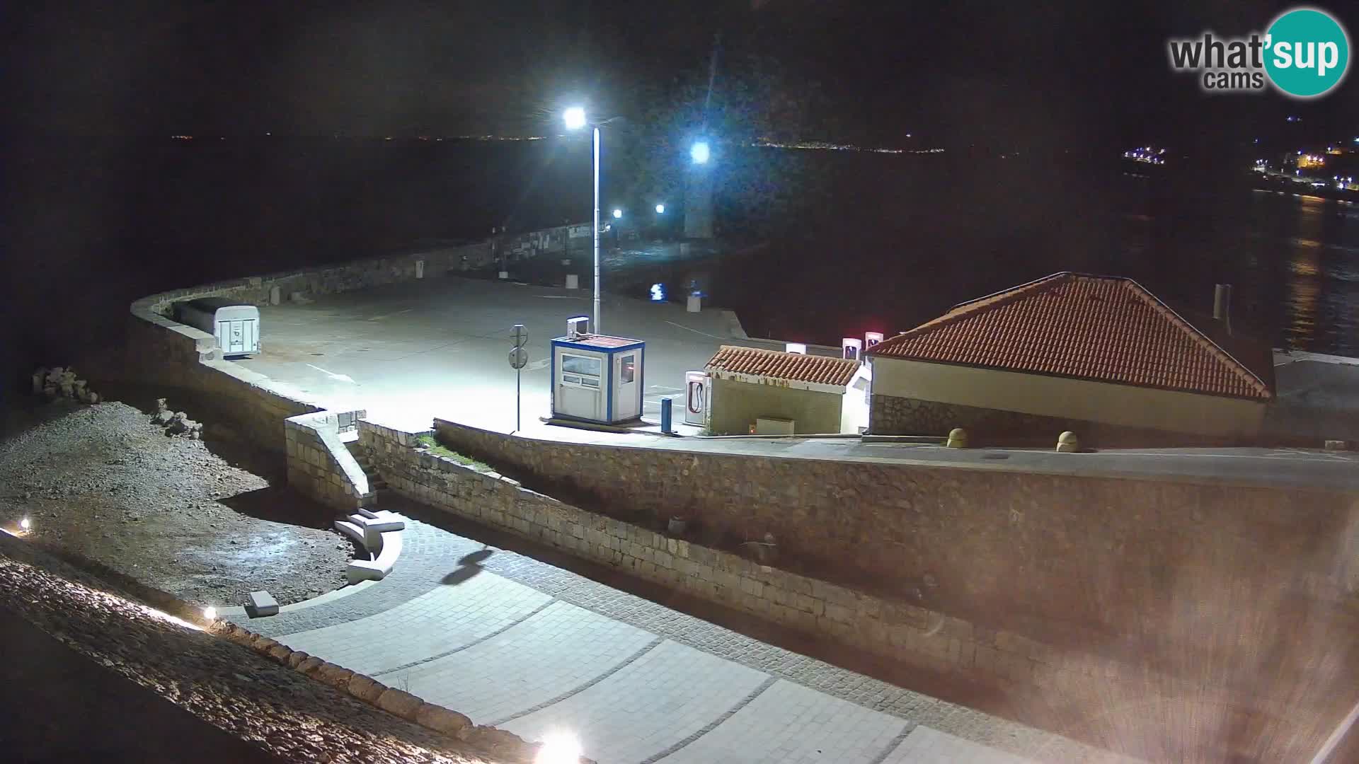 Senj Harbour Webcam – Breakwater & Lighthouse Live View