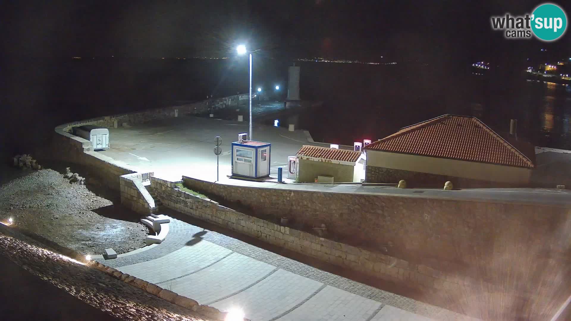 Senj Harbour Webcam – Breakwater & Lighthouse Live View