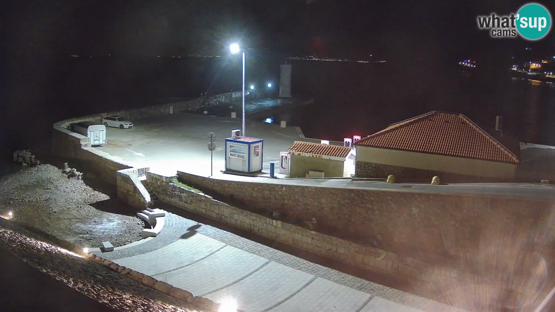 Senj Harbour Webcam – Breakwater & Lighthouse Live View