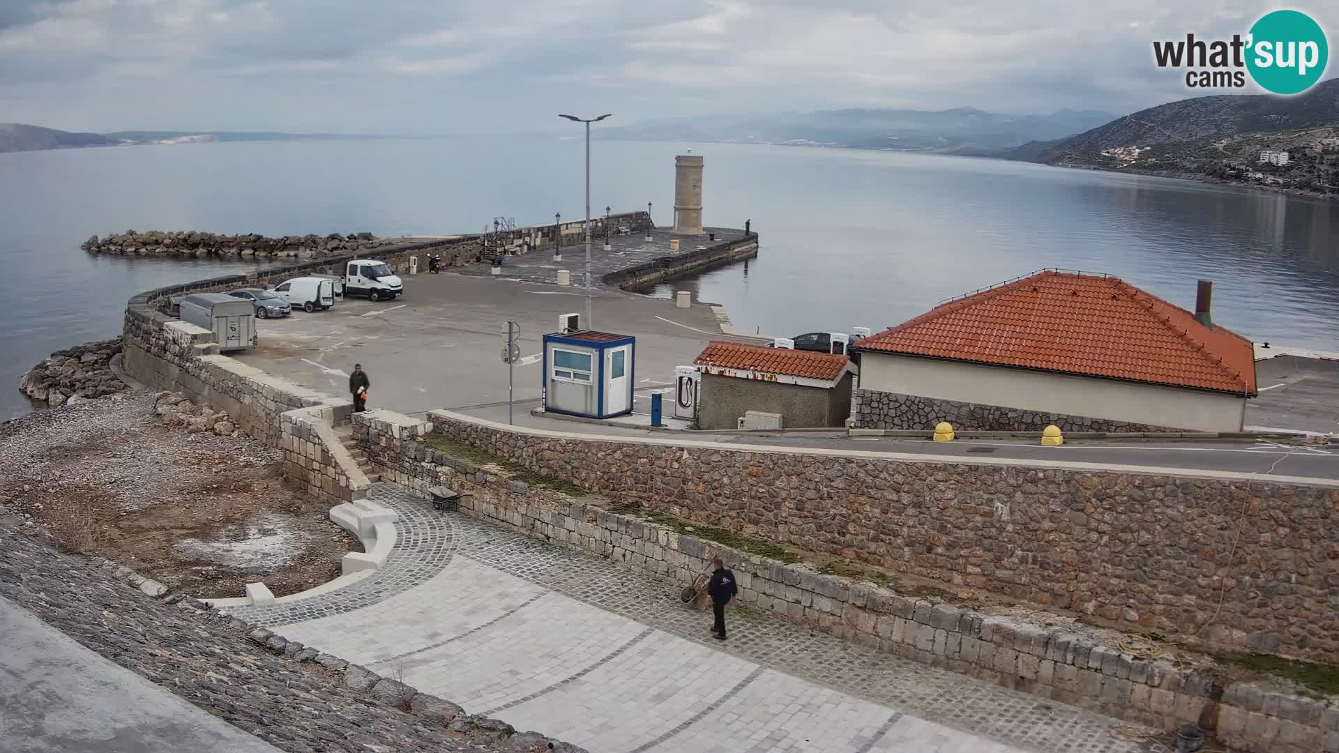 Webcam Porto di Segna – Frangiflutti e Faro in diretta