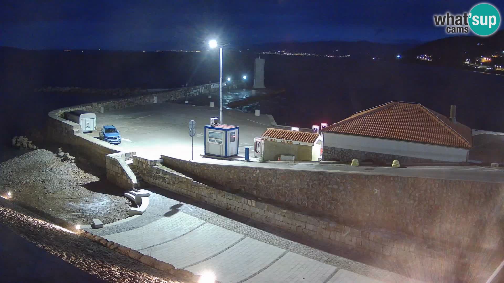 Senj Harbour Webcam – Breakwater & Lighthouse Live View