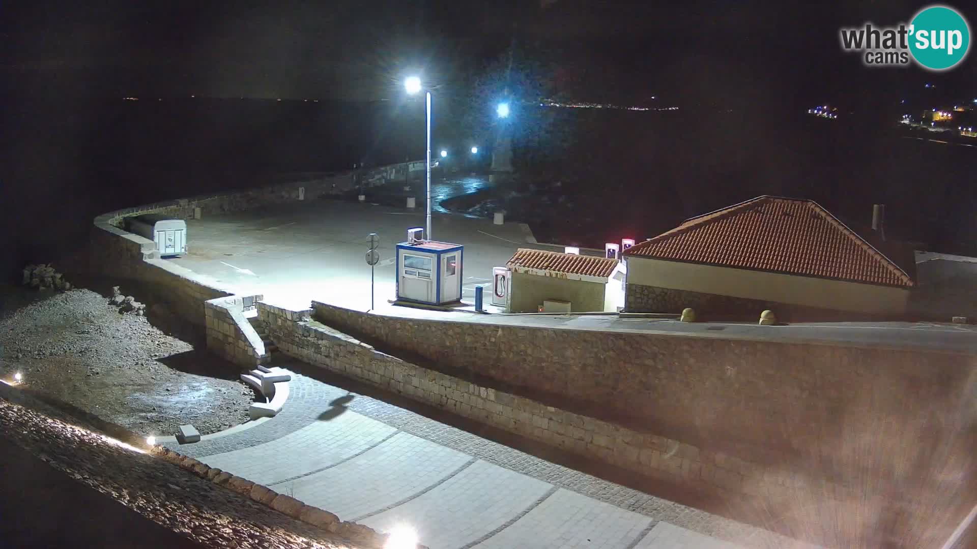 Senj Harbour Webcam – Breakwater & Lighthouse Live View