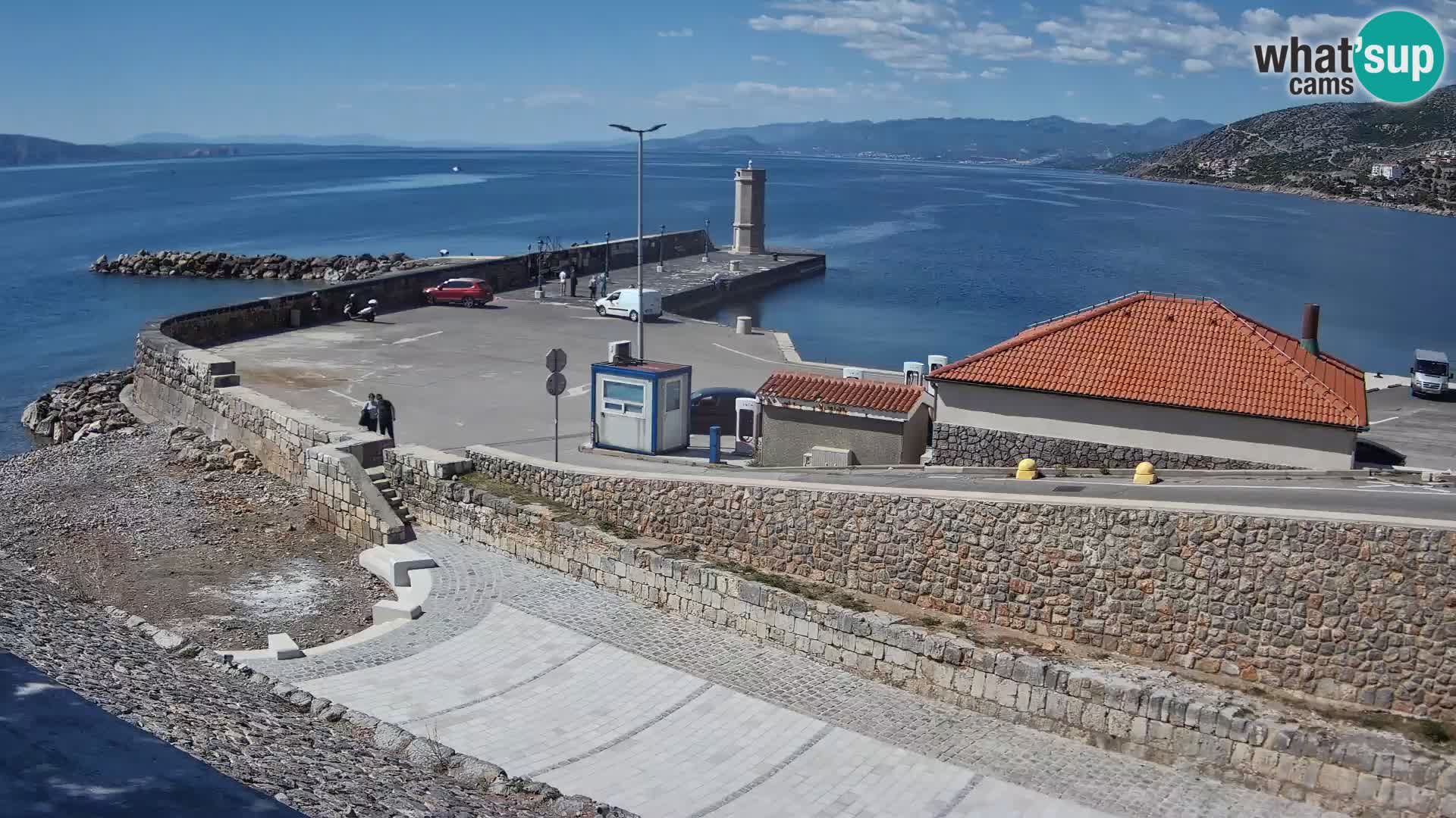 Senj Harbour Webcam – Breakwater & Lighthouse Live View