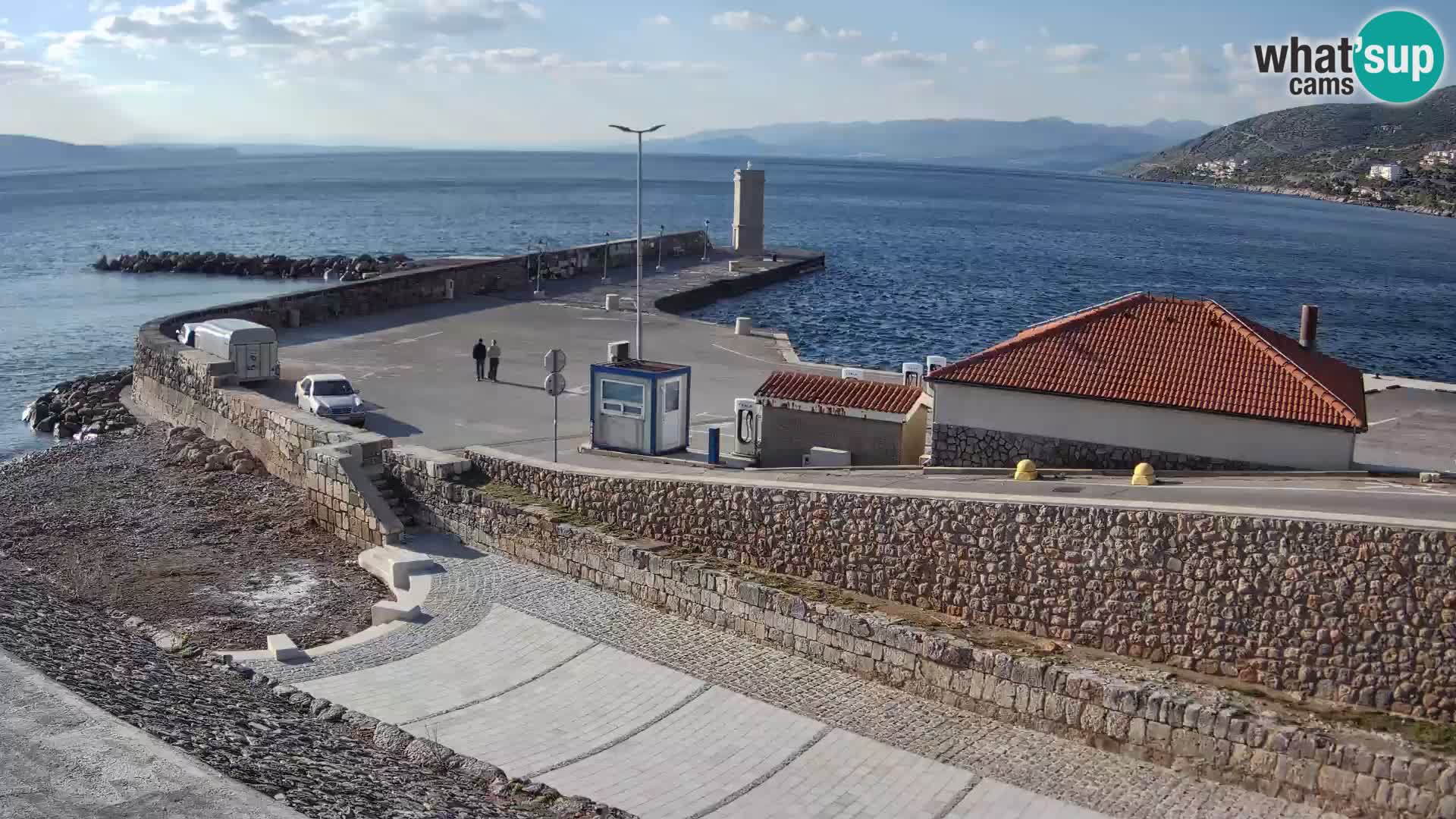 Senj Harbour Webcam – Breakwater & Lighthouse Live View
