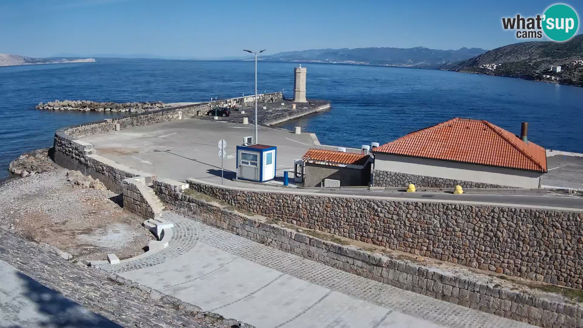 Senj Harbour Webcam – Breakwater & Lighthouse Live View