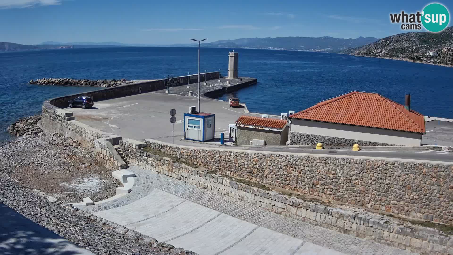 Senj Harbour Webcam – Breakwater & Lighthouse Live View
