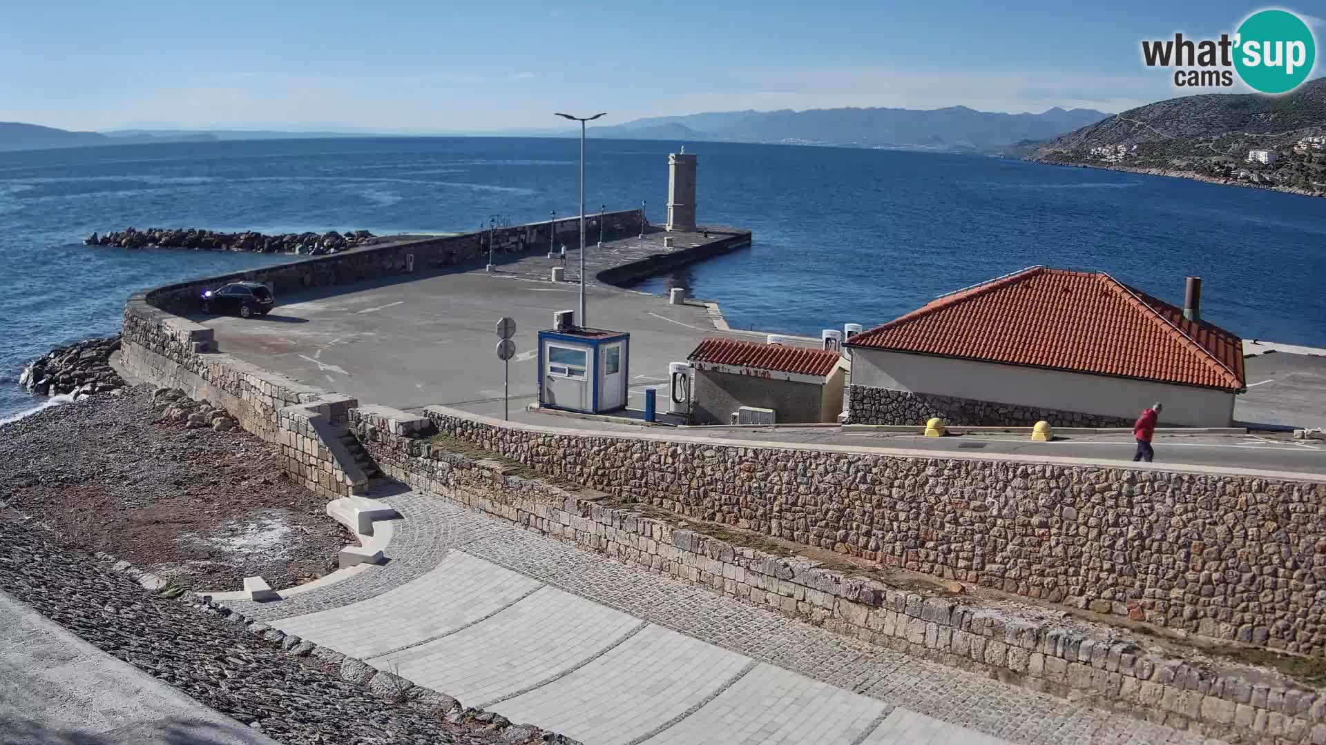 Webcam Porto di Segna – Frangiflutti e Faro in diretta