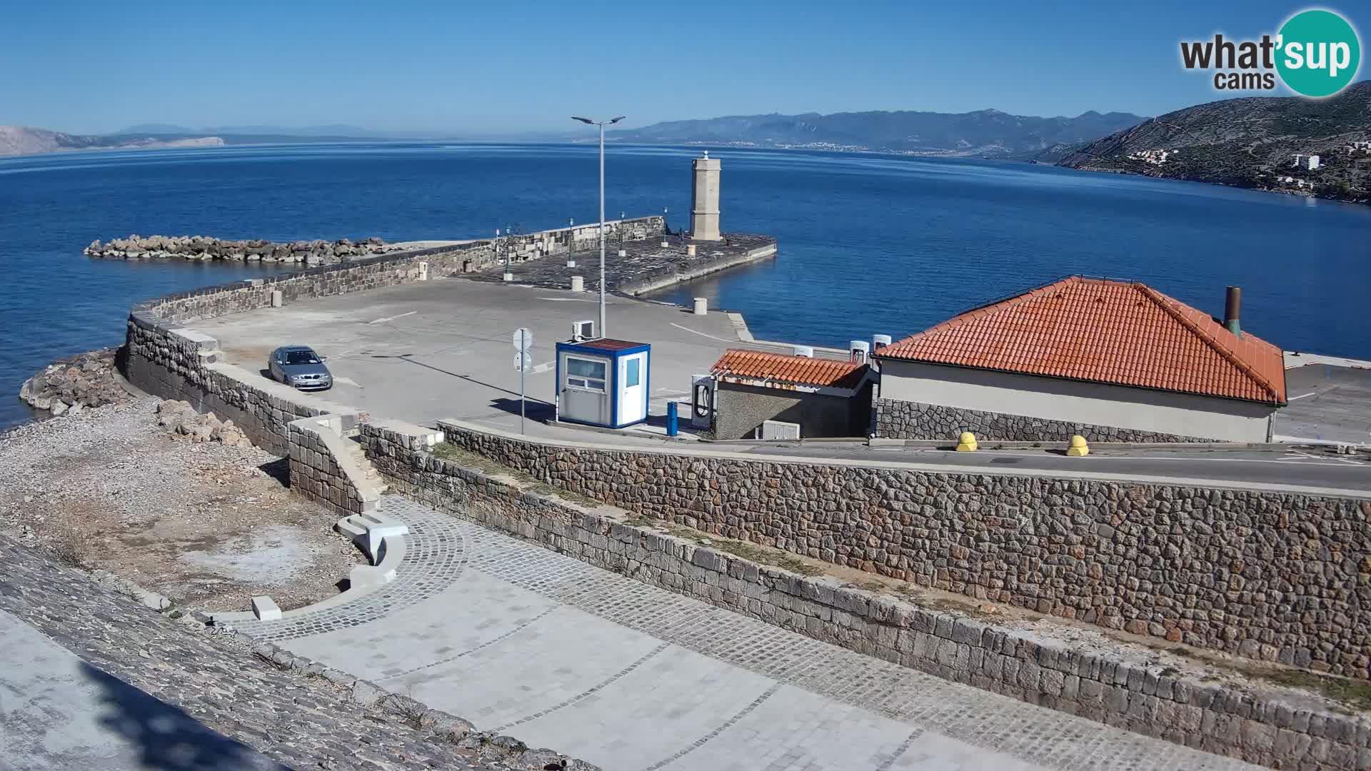 Senj Harbour Webcam – Breakwater & Lighthouse Live View