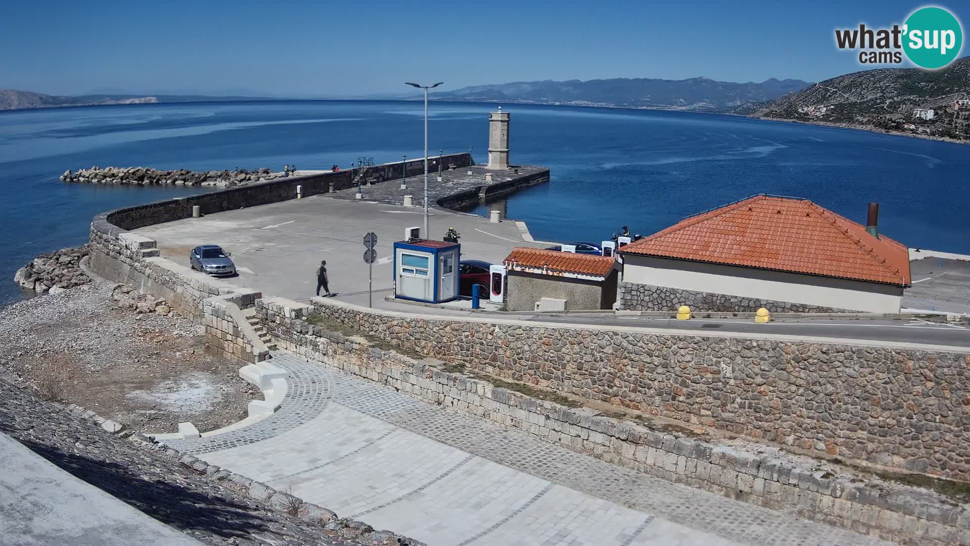 Webcam Porto di Segna – Frangiflutti e Faro in diretta