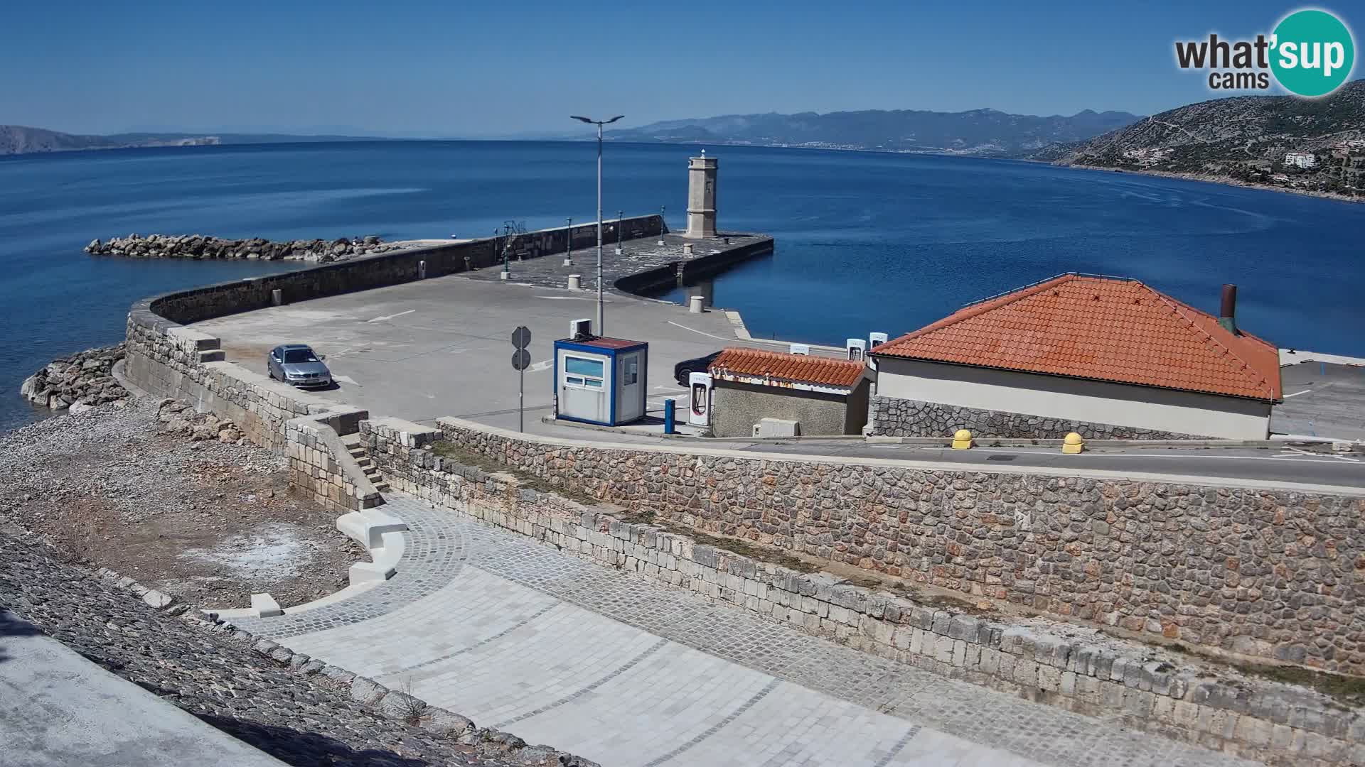 Webcam Porto di Segna – Frangiflutti e Faro in diretta