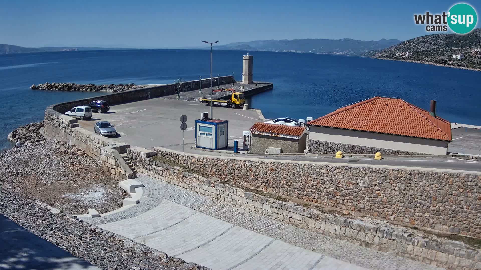 Webcam Porto di Segna – Frangiflutti e Faro in diretta