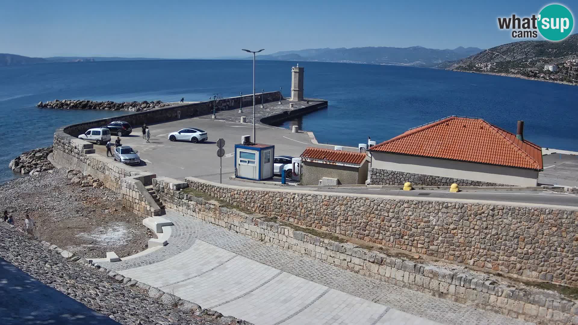 Senj Harbour Webcam – Breakwater & Lighthouse Live View
