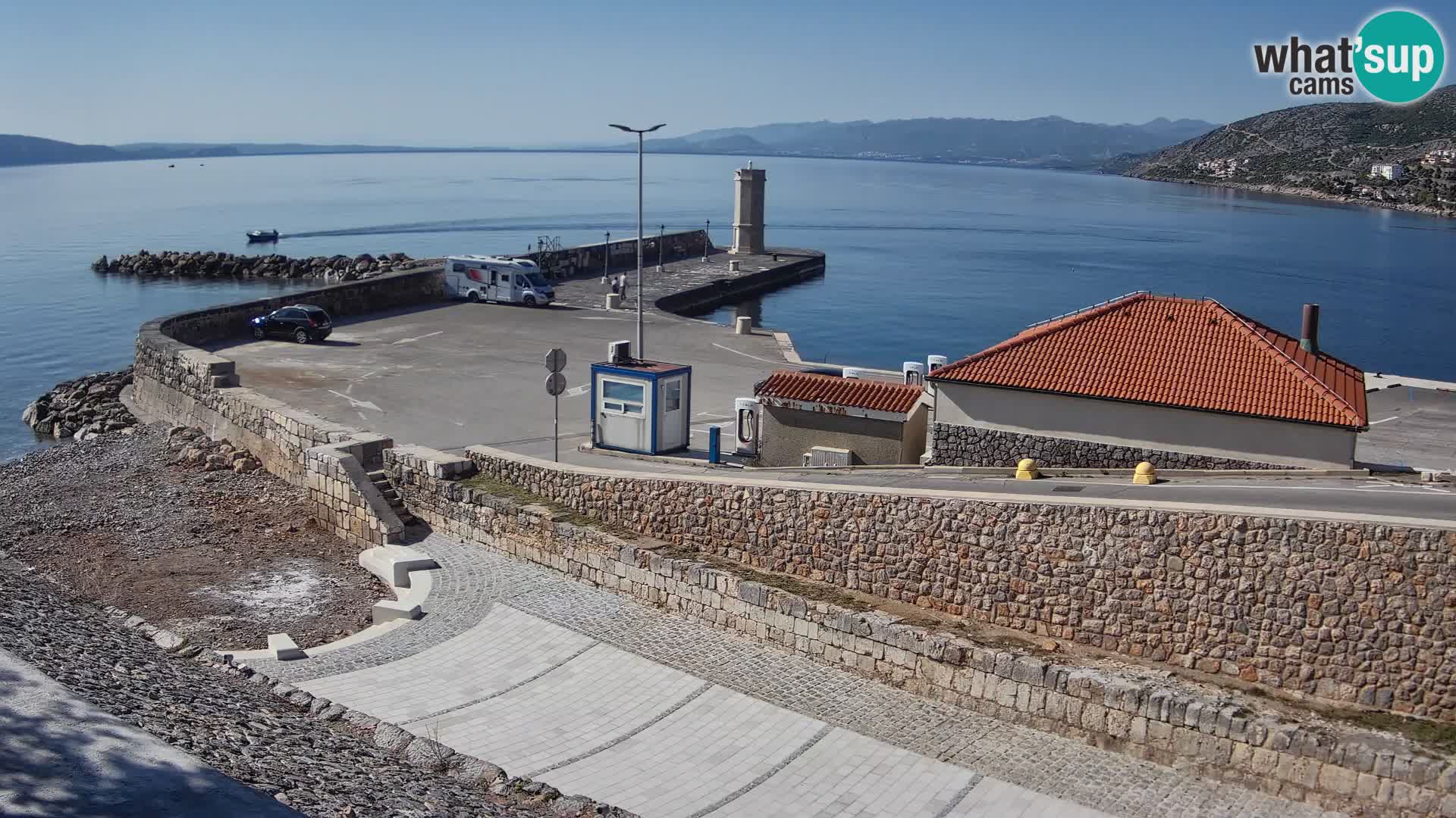 Webcam Porto di Segna – Frangiflutti e Faro in diretta