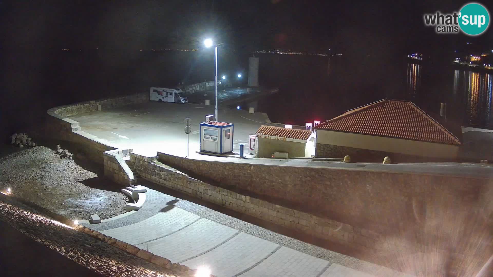 Senj Harbour Webcam – Breakwater & Lighthouse Live View