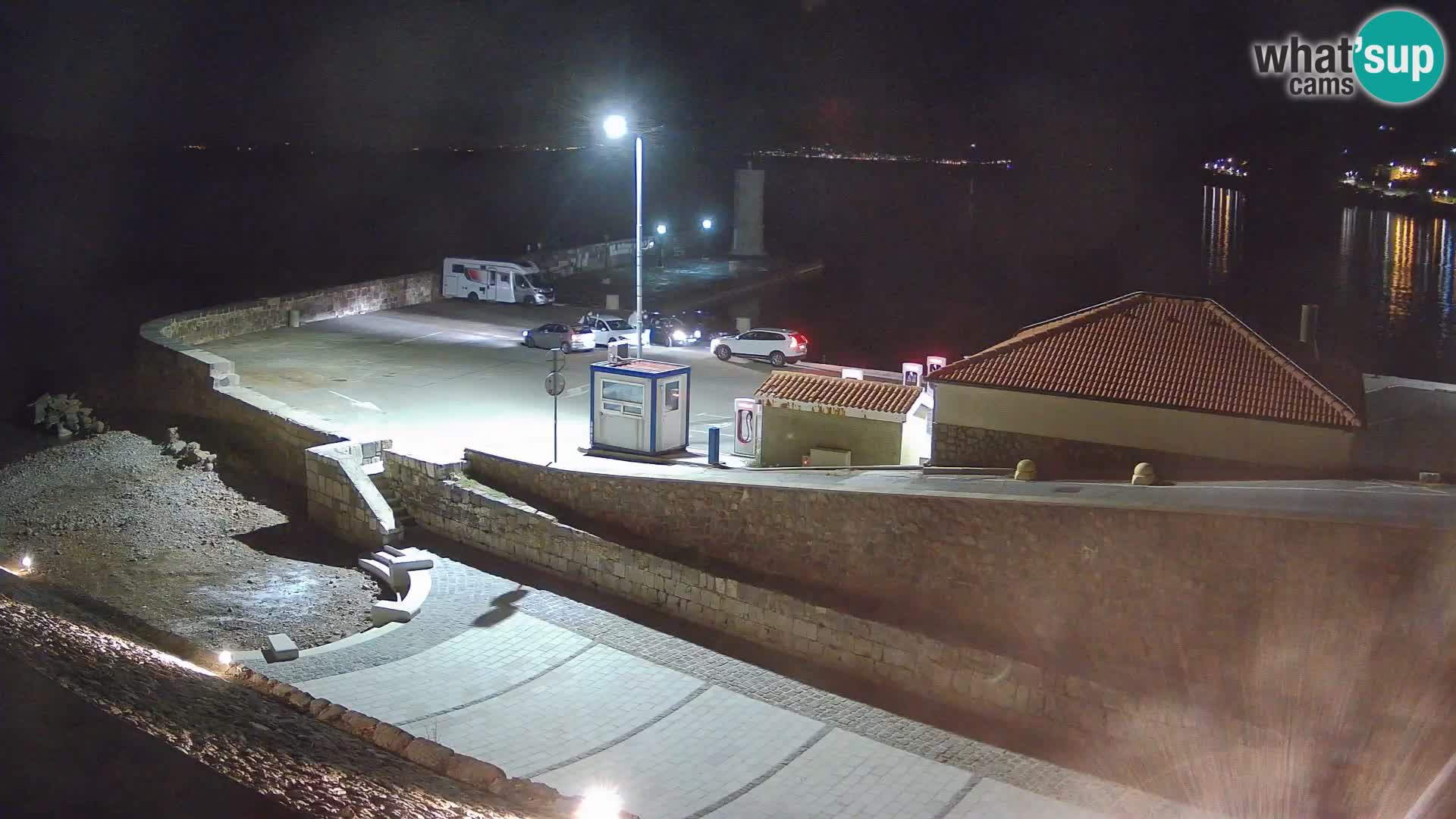 Senj Harbour Webcam – Breakwater & Lighthouse Live View