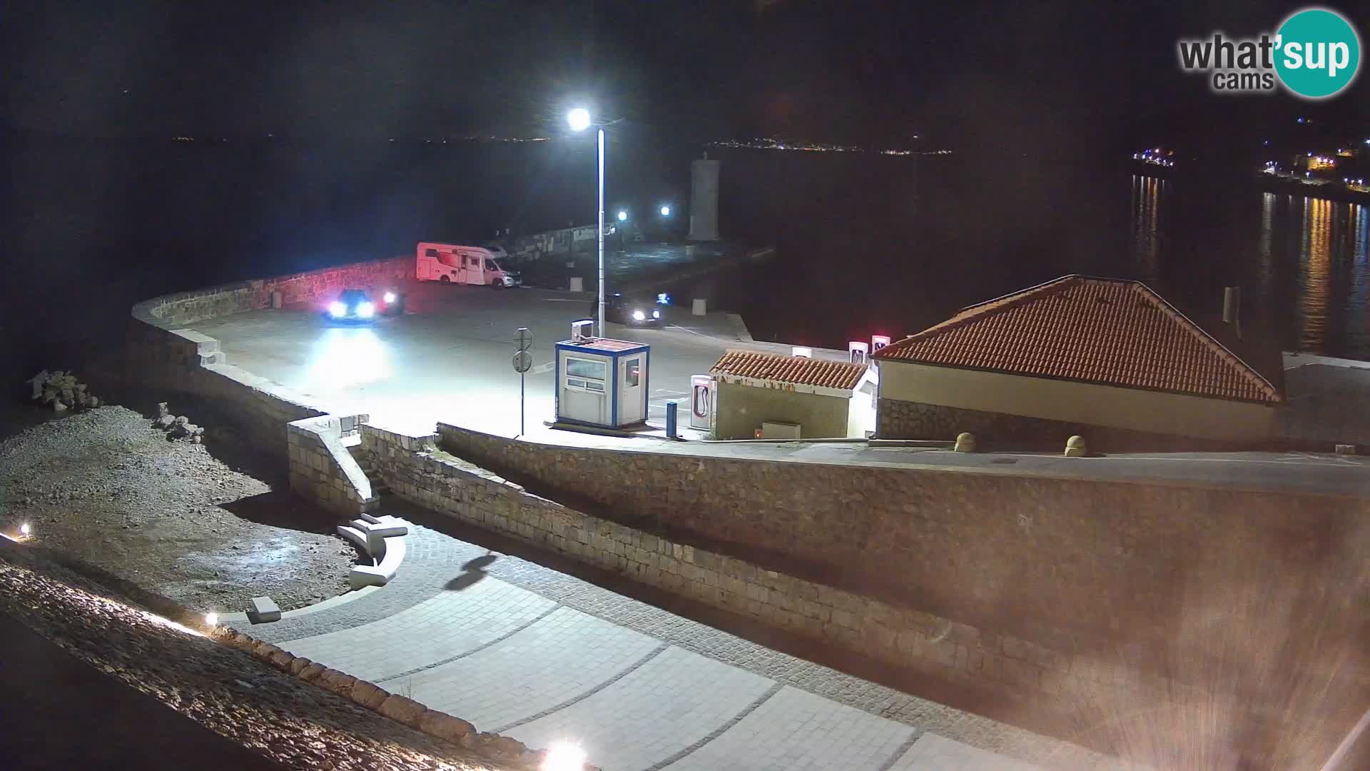 Senj Harbour Webcam – Breakwater & Lighthouse Live View