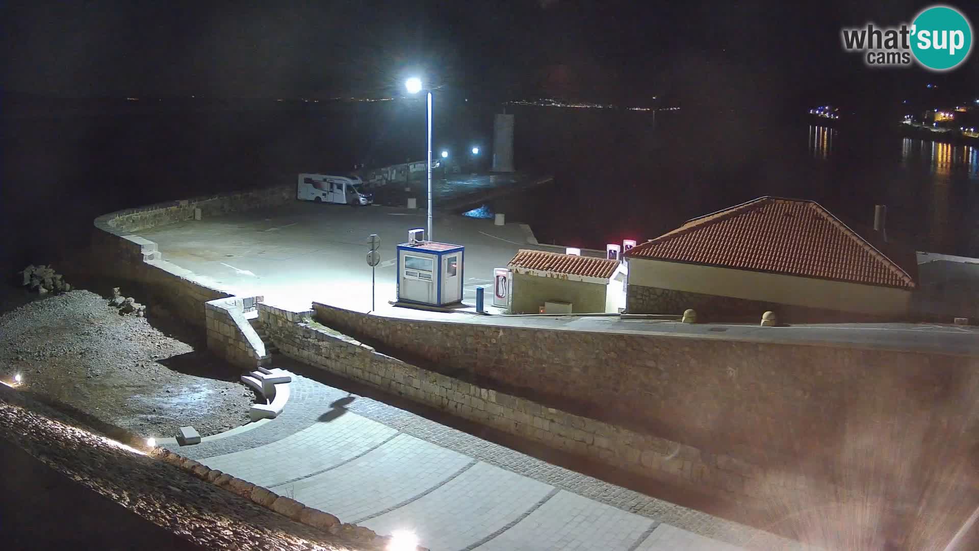 Senj Harbour Webcam – Breakwater & Lighthouse Live View