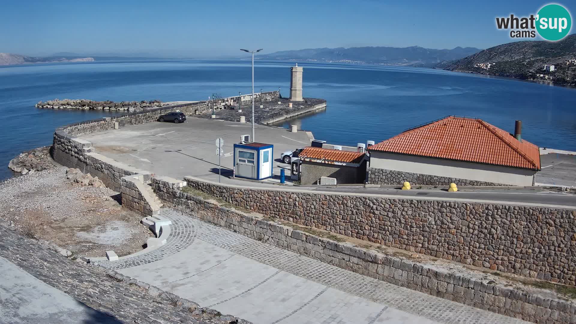 Senj Harbour Webcam – Breakwater & Lighthouse Live View