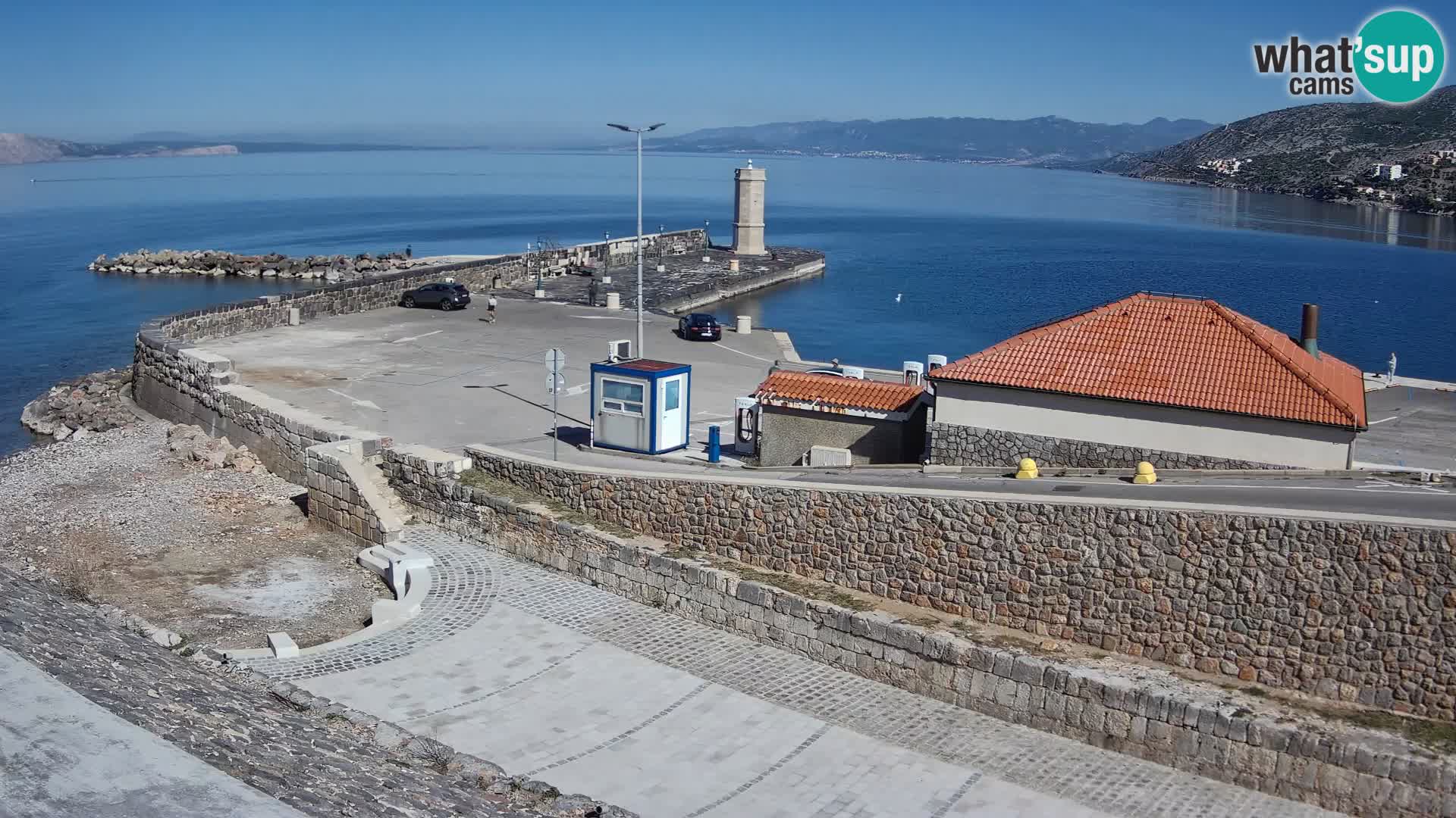 Senj Harbour Webcam – Breakwater & Lighthouse Live View