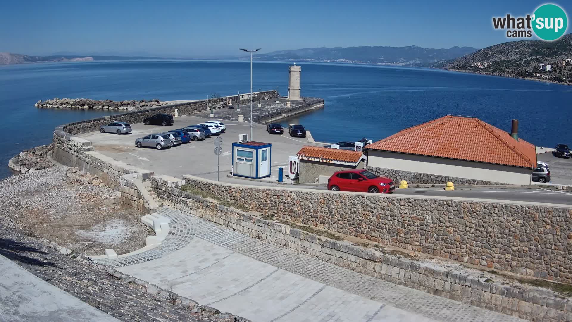 Webcam Porto di Segna – Frangiflutti e Faro in diretta