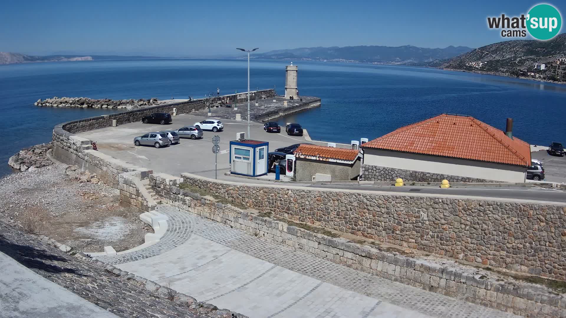Webcam Porto di Segna – Frangiflutti e Faro in diretta