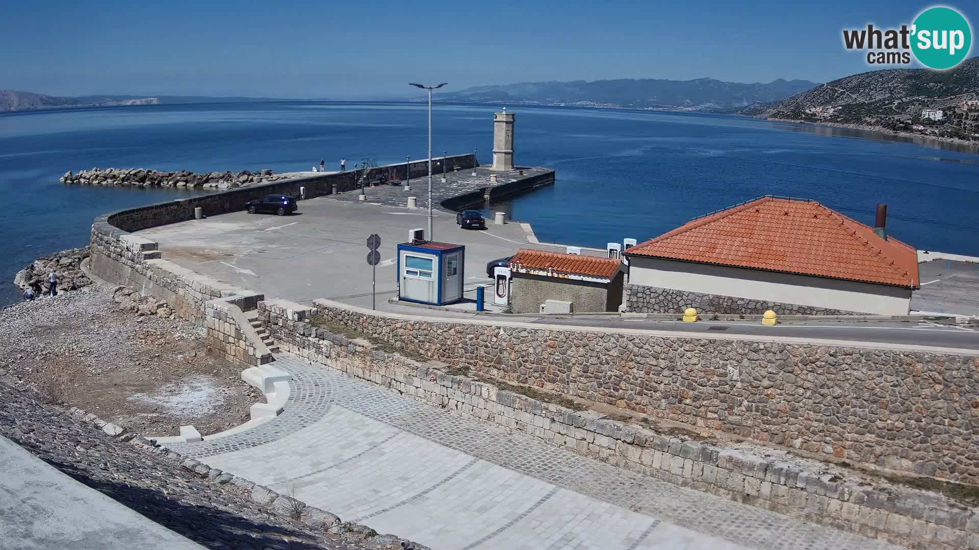 Web kamera Senj luka – Lukobran i svjetionik uživo