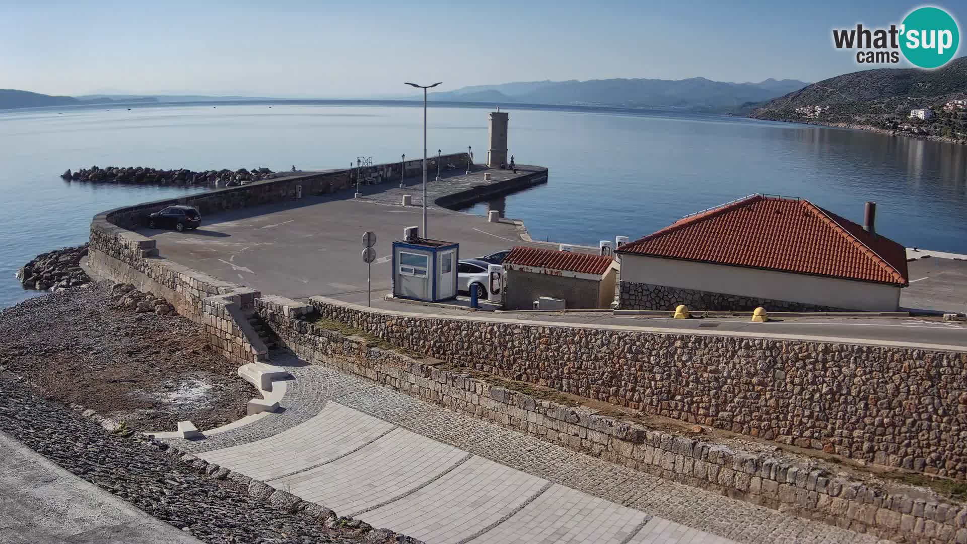 Webcam Porto di Segna – Frangiflutti e Faro in diretta