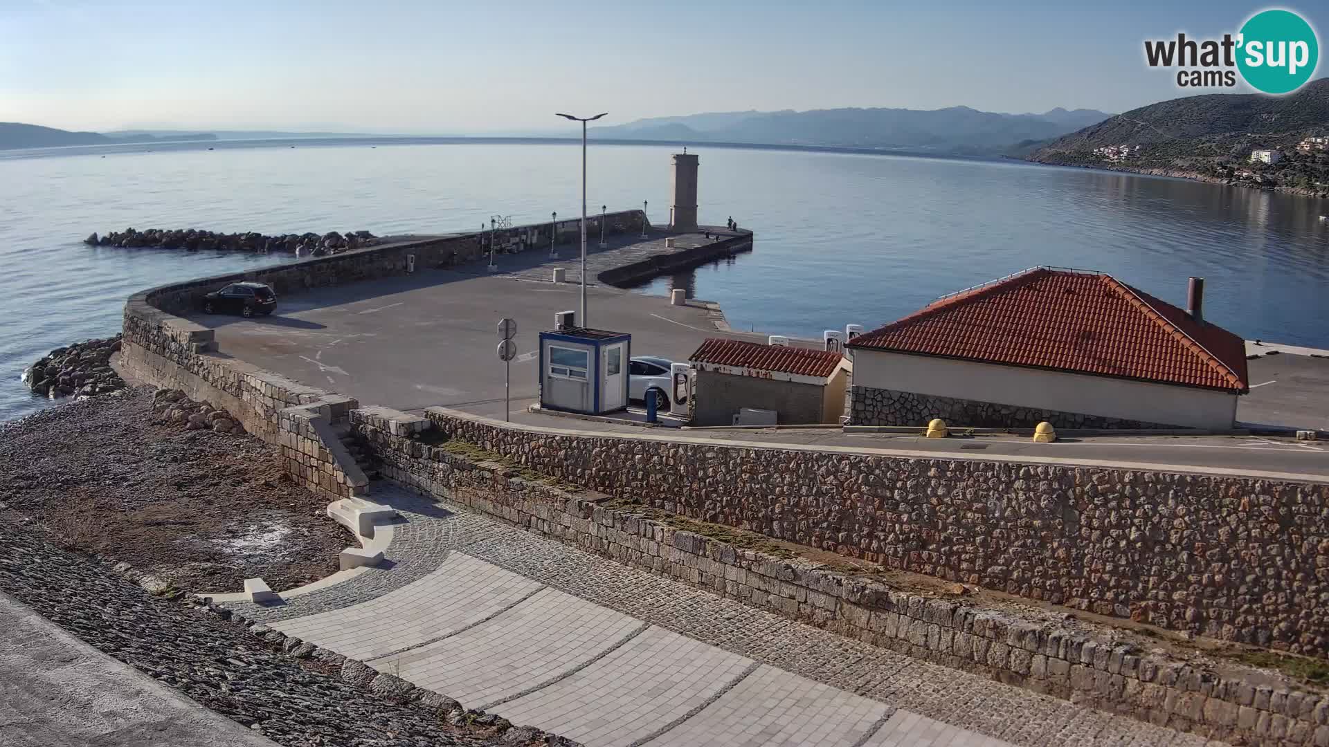 Senj Harbour Webcam – Breakwater & Lighthouse Live View