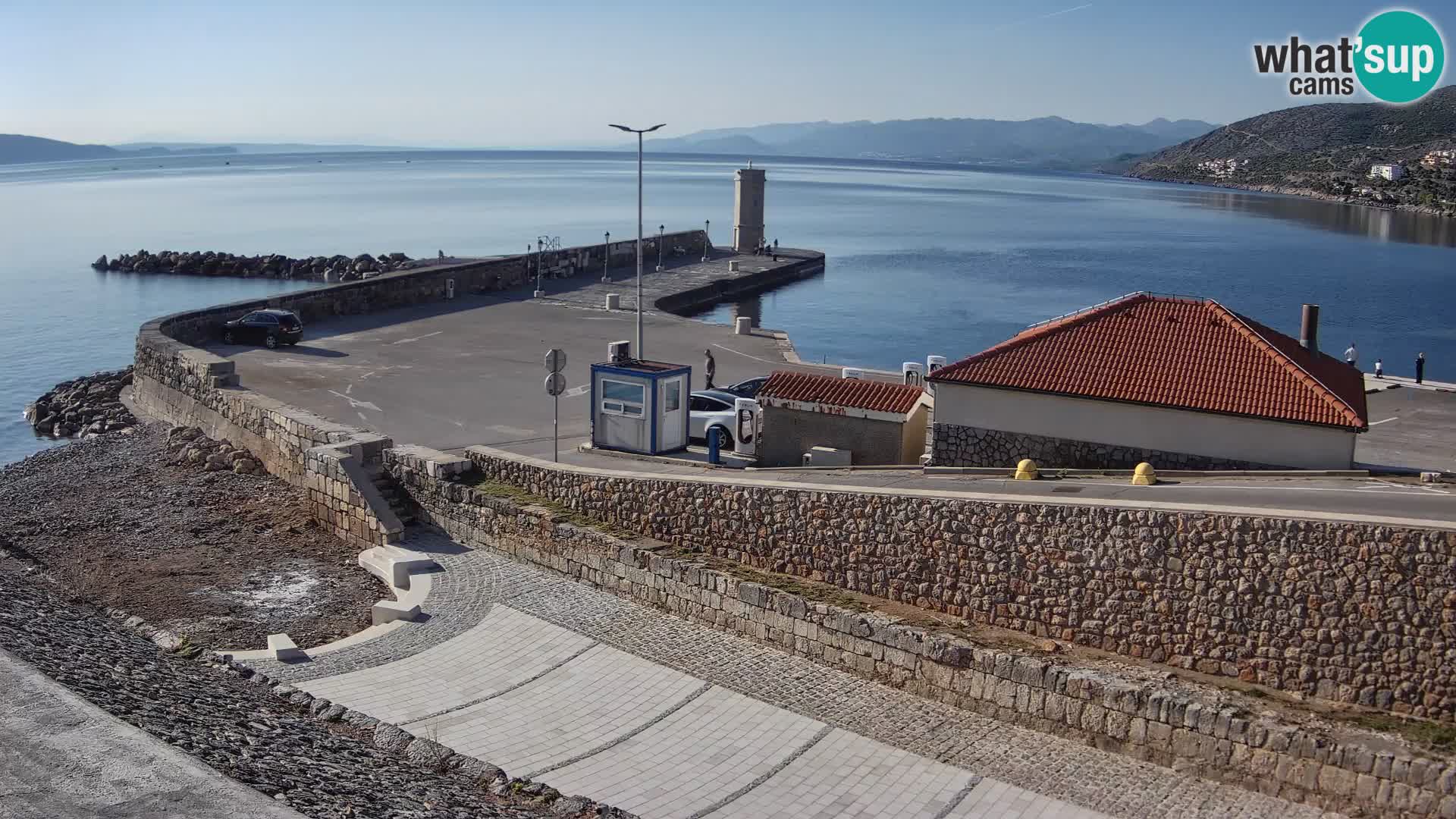 Senj Harbour Webcam – Breakwater & Lighthouse Live View