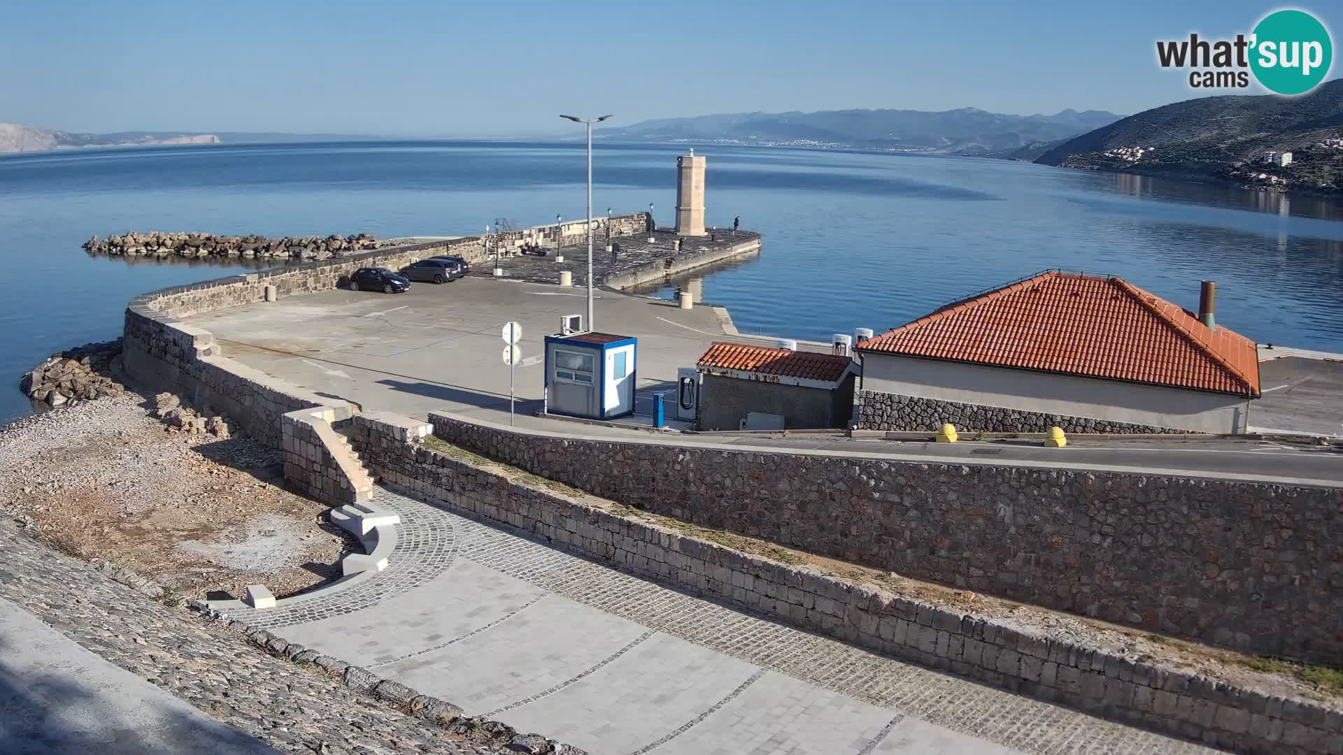 Senj Harbour Webcam – Breakwater & Lighthouse Live View