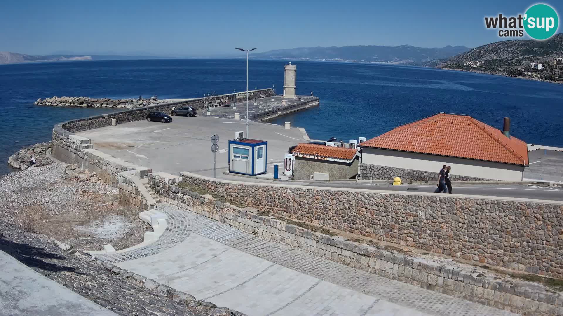 Webcam Porto di Segna – Frangiflutti e Faro in diretta