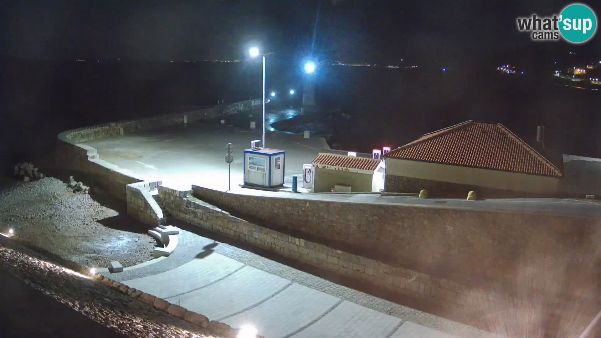 Senj Harbour Webcam – Breakwater & Lighthouse Live View