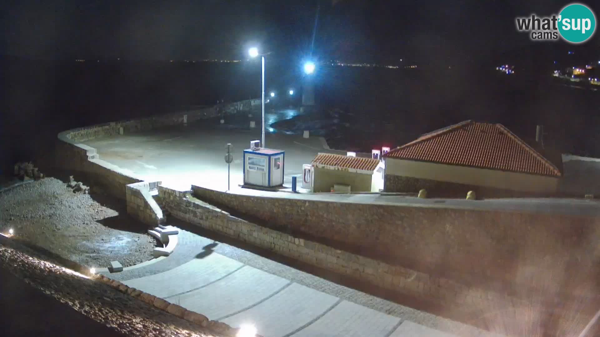 Senj Hafen Webcam – Wellenbrecher & Leuchtturm Liveblick