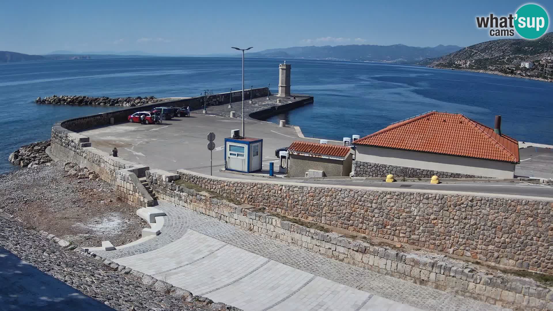 Webcam Porto di Segna – Frangiflutti e Faro in diretta