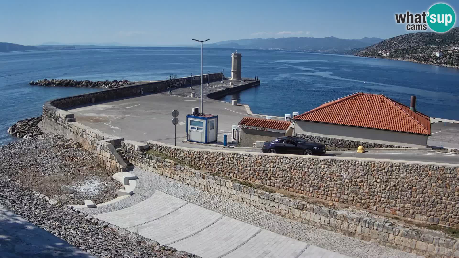 Senj Harbour Webcam – Breakwater & Lighthouse Live View