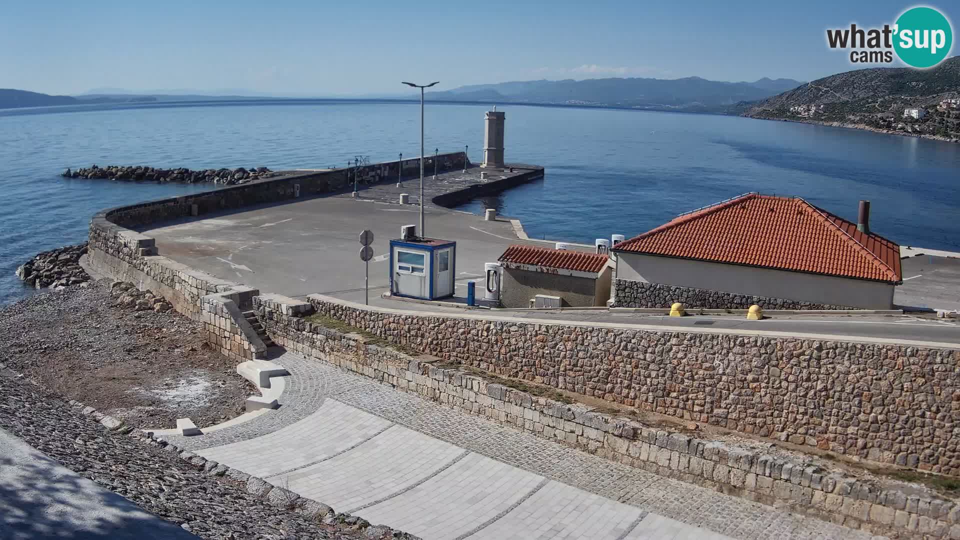 Senj Harbour Webcam – Breakwater & Lighthouse Live View