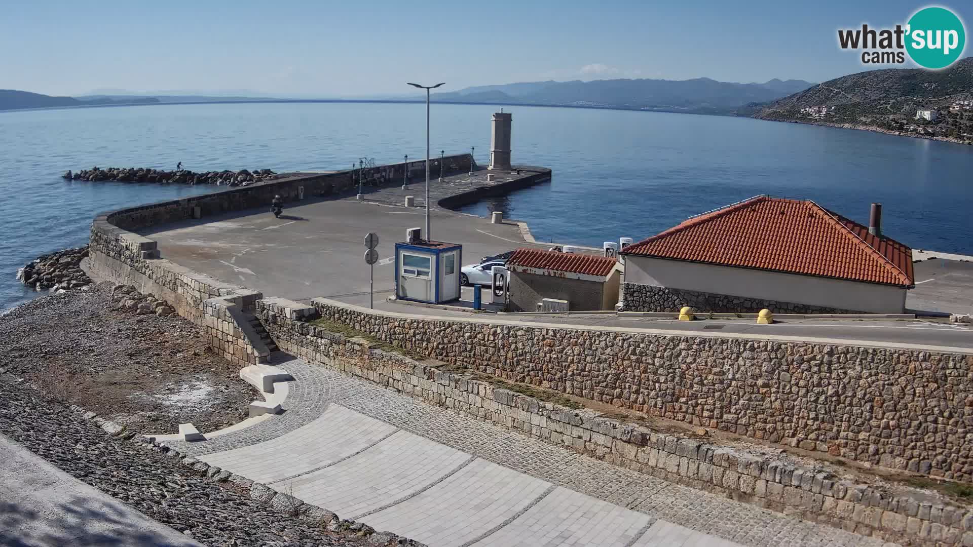 Senj Harbour Webcam – Breakwater & Lighthouse Live View