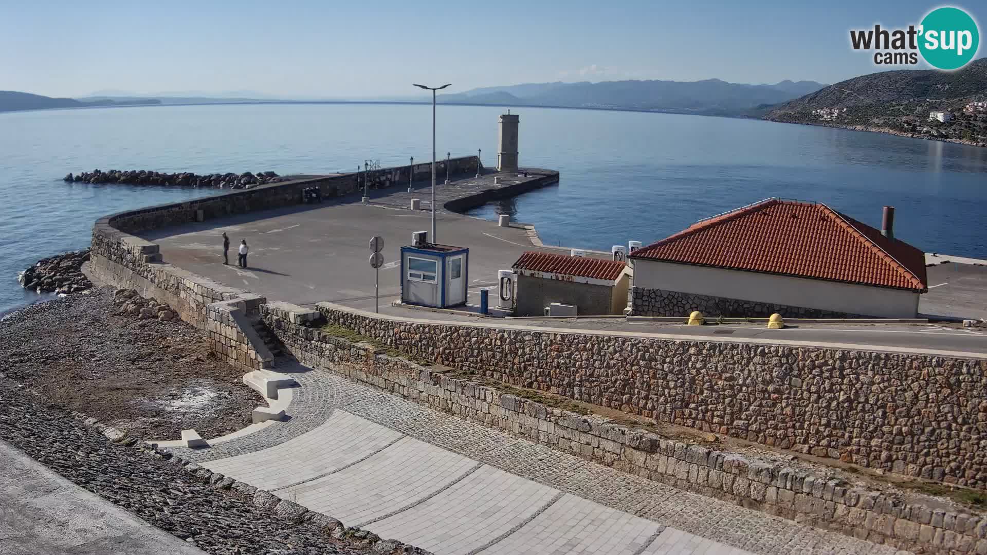 Senj Harbour Webcam – Breakwater & Lighthouse Live View