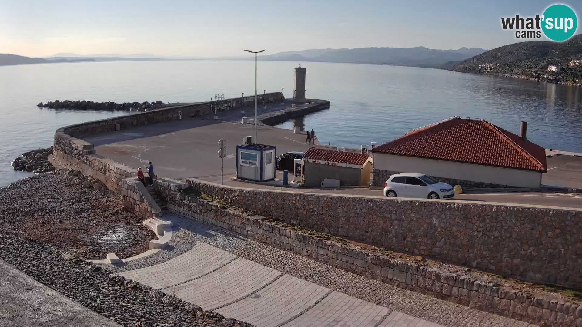 Senj Harbour Webcam – Breakwater & Lighthouse Live View