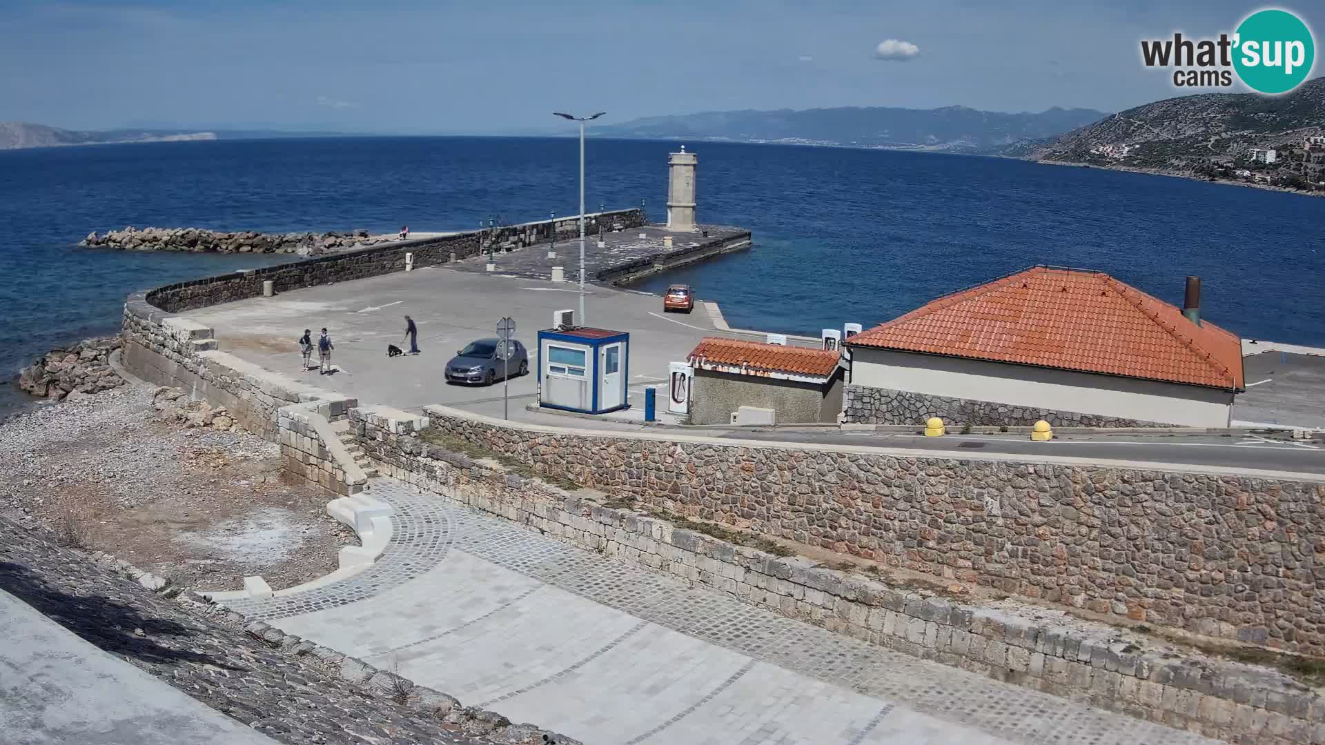 Senj Harbour Webcam – Breakwater & Lighthouse Live View