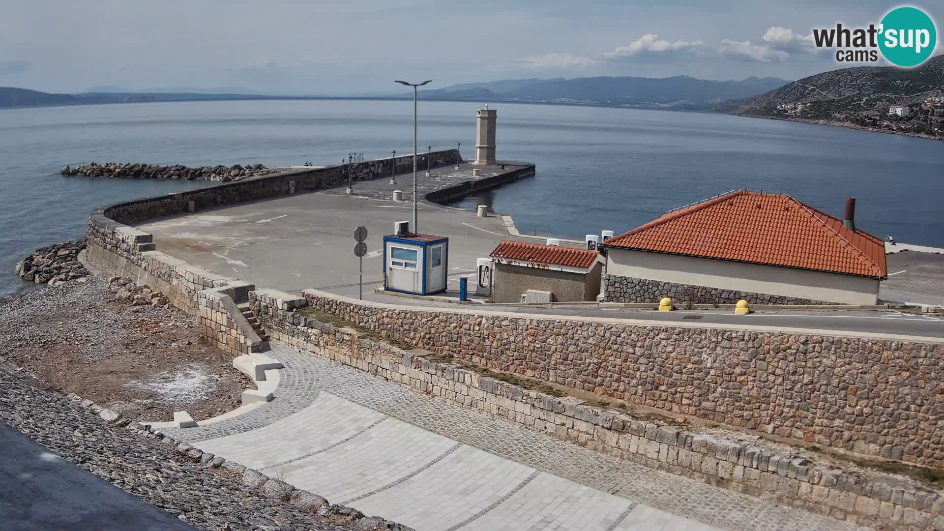 Webcam Porto di Segna – Frangiflutti e Faro in diretta