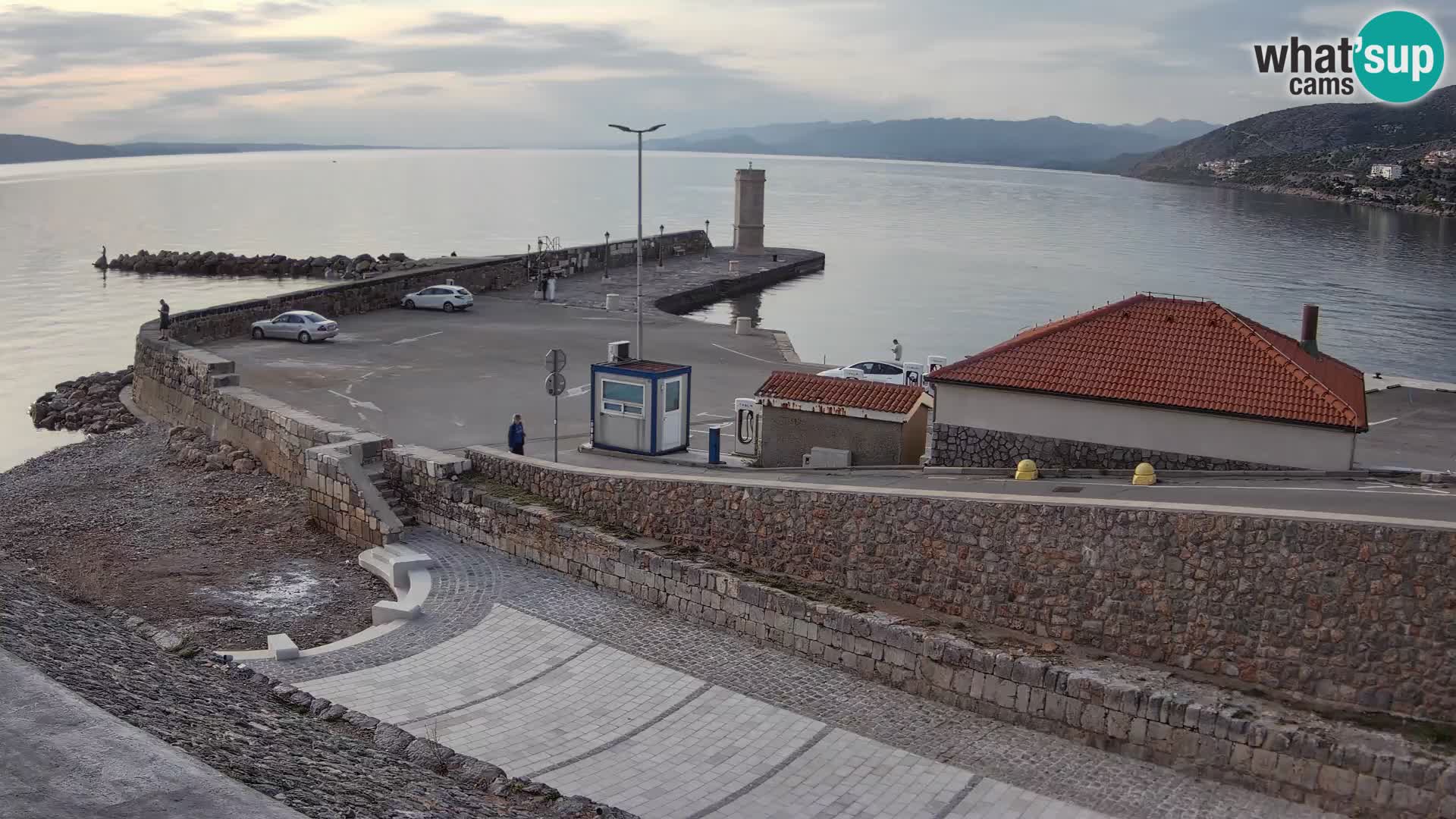 Senj Harbour Webcam – Breakwater & Lighthouse Live View
