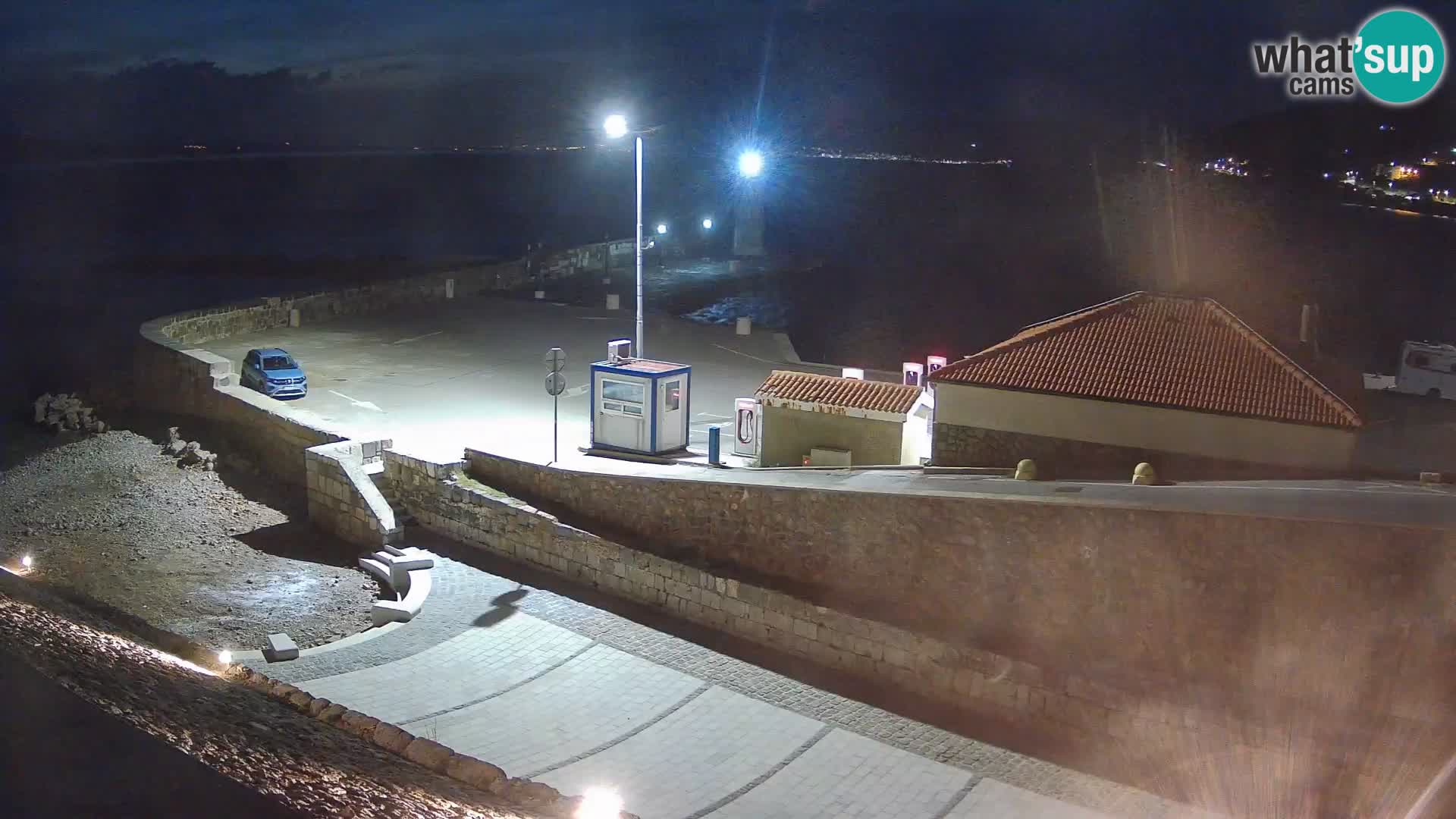 Senj Harbour Webcam – Breakwater & Lighthouse Live View