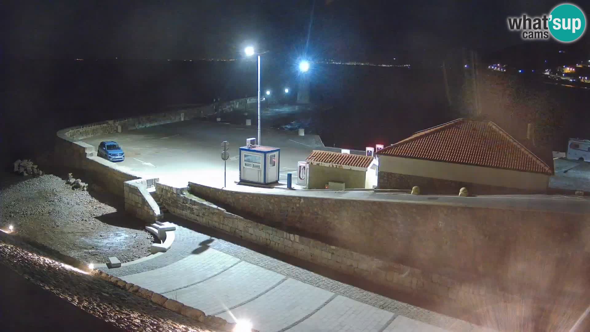 Webcam puerto de Senj – Rompeolas y faro en directo