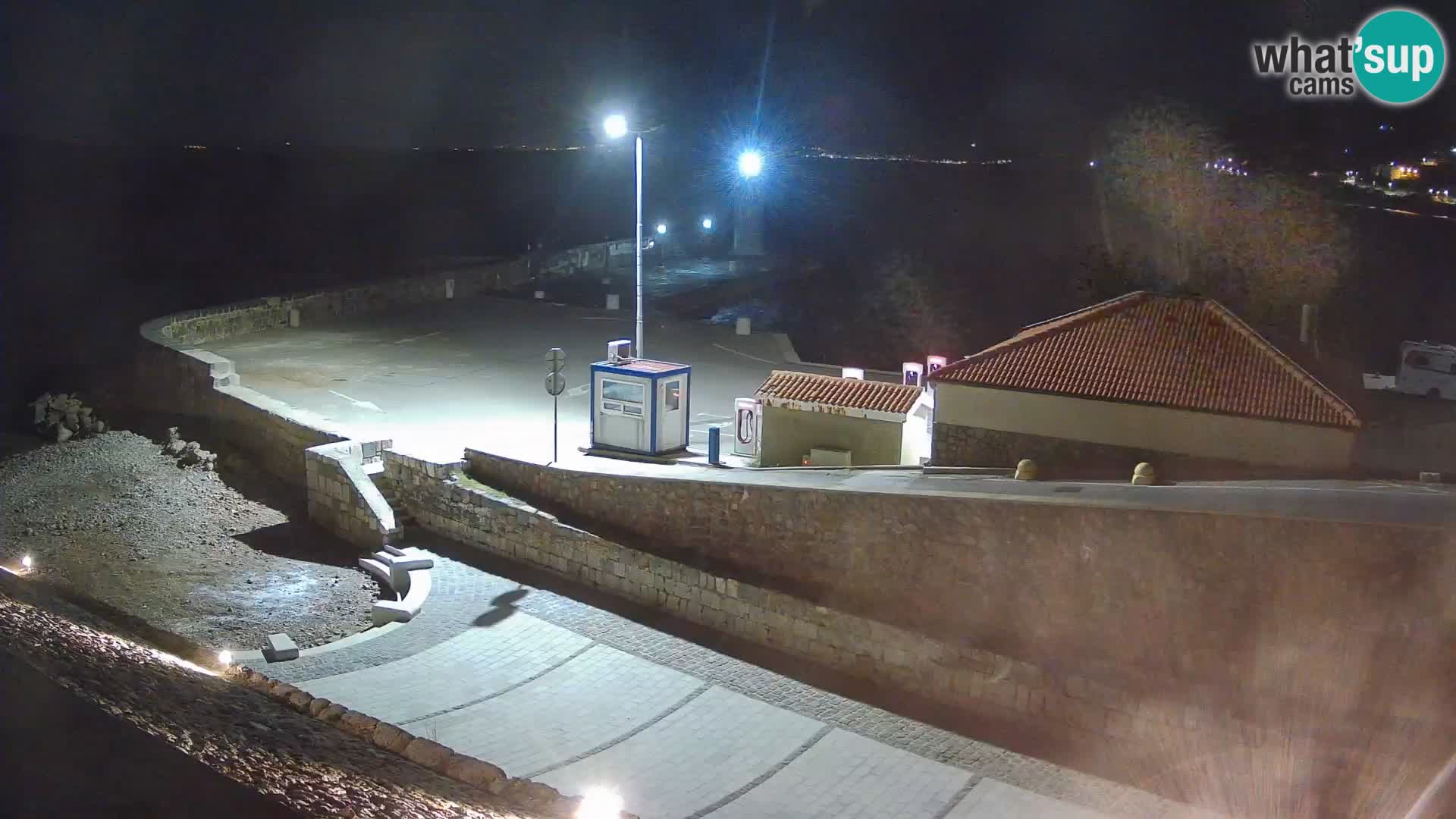 Senj Hafen Webcam – Wellenbrecher & Leuchtturm Liveblick
