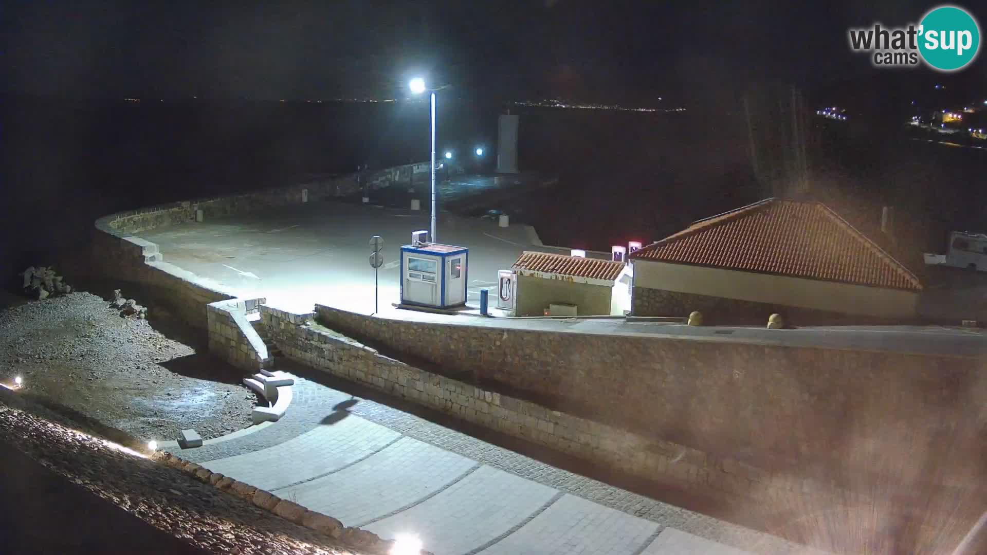 Senj Hafen Webcam – Wellenbrecher & Leuchtturm Liveblick