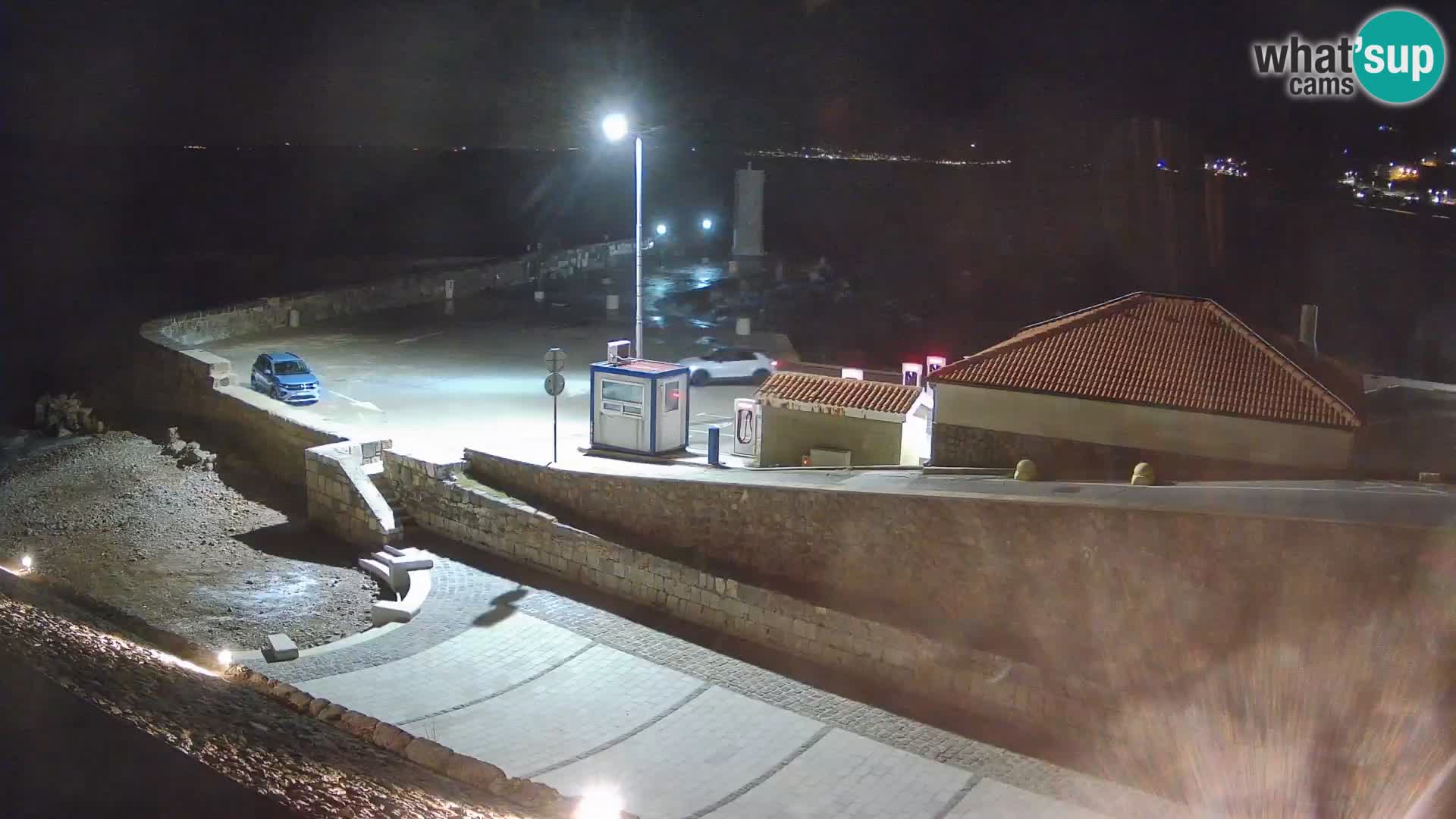 Senj Harbour Webcam – Breakwater & Lighthouse Live View