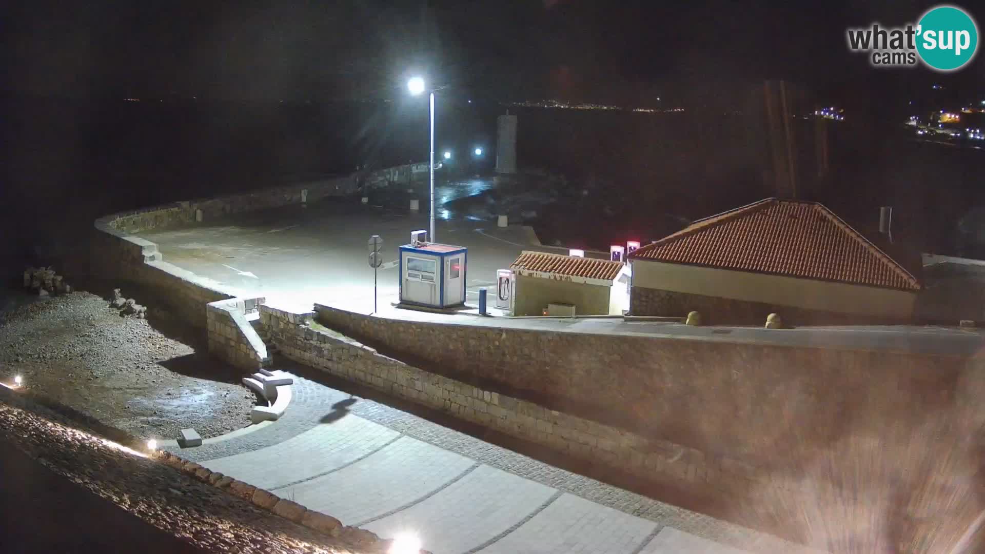 Senj Harbour Webcam – Breakwater & Lighthouse Live View