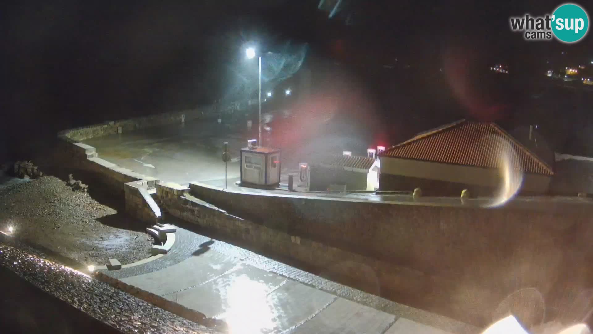 Senj Harbour Webcam – Breakwater & Lighthouse Live View